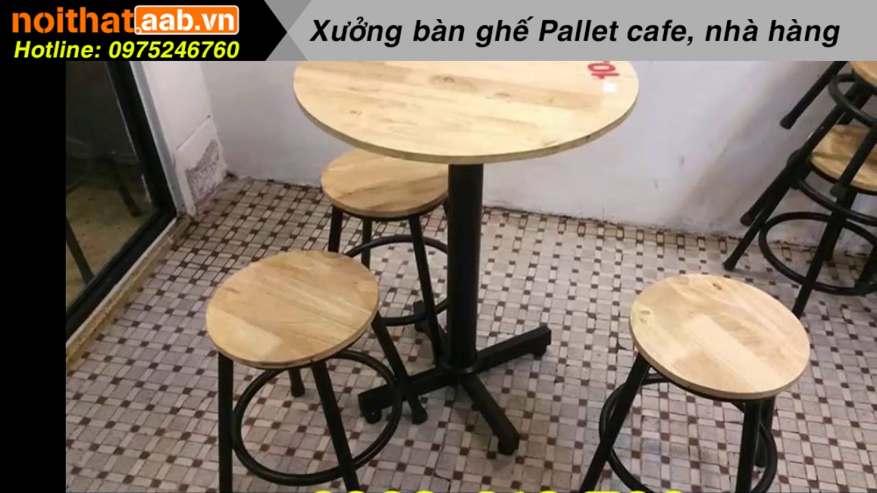 Sự lựa chọn hoàn hảo từ bộ bàn ghế tròn cho quán cà phê