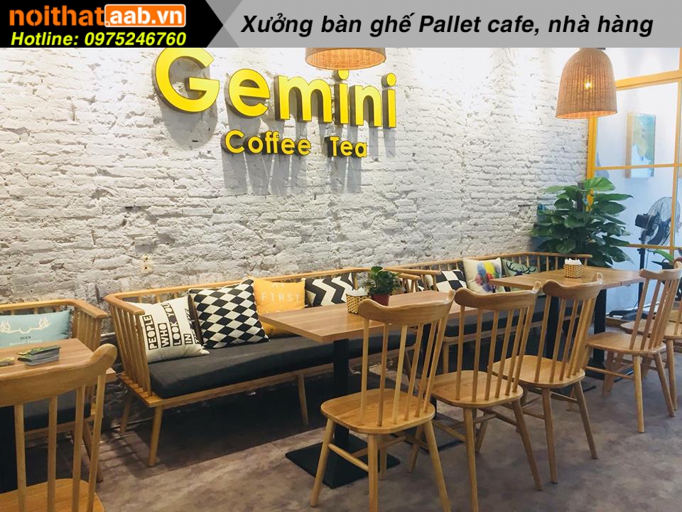 50 mẫu bàn ghế quán cafe bằng gỗ đẹp nhất