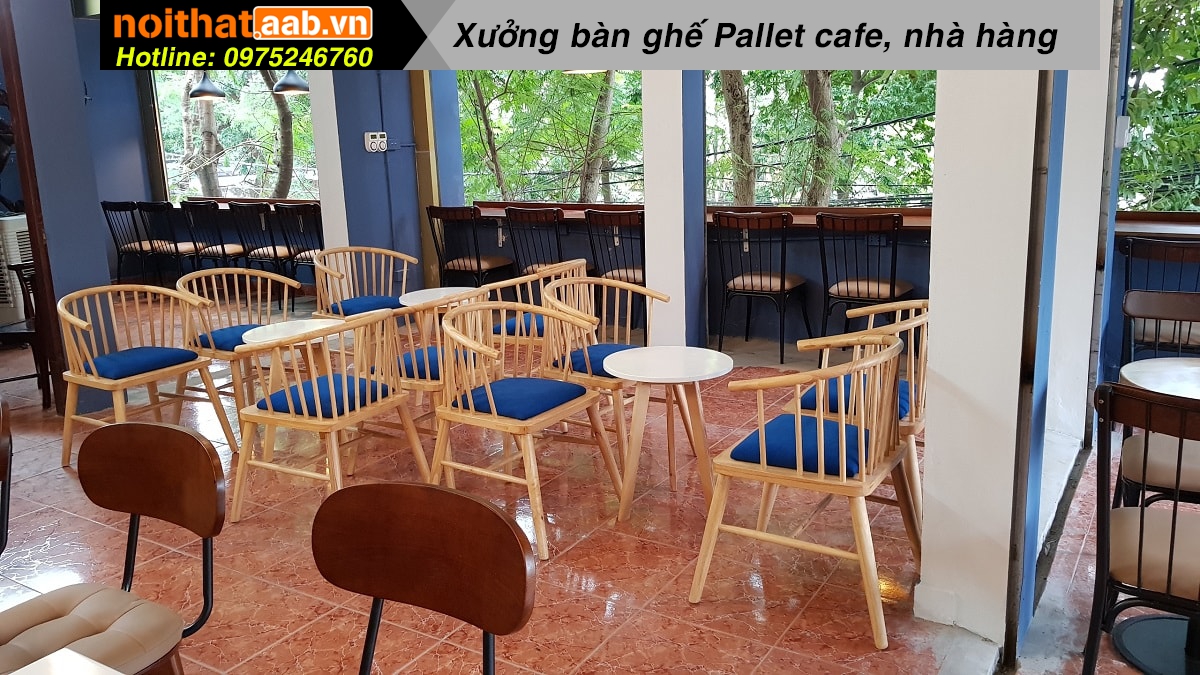 Bàn ghế quán cafe đẹp số 8 Khương Hạ