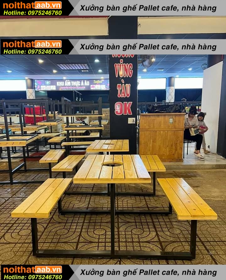 mẫu bàn ghế quán lẩu mới